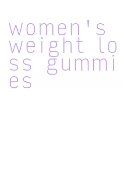 women's weight loss gummies