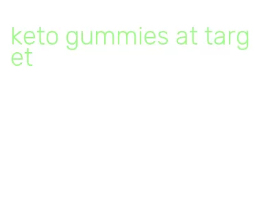 keto gummies at target