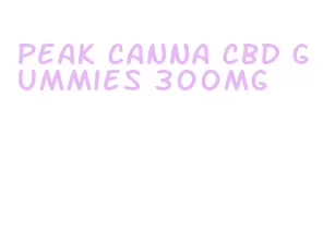 peak canna cbd gummies 300mg