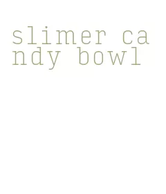 slimer candy bowl