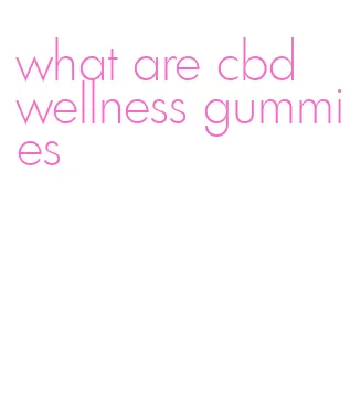 what are cbd wellness gummies