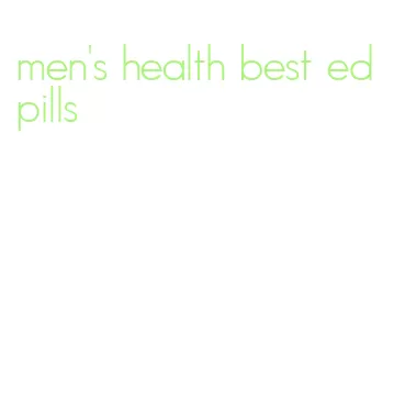 men's health best ed pills