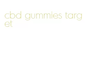 cbd gummies target