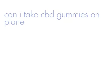 can i take cbd gummies on plane