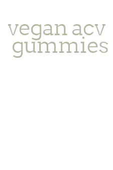 vegan acv gummies