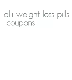 alli weight loss pills coupons