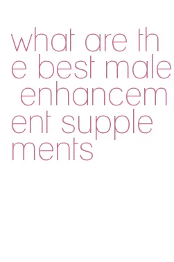 what are the best male enhancement supplements