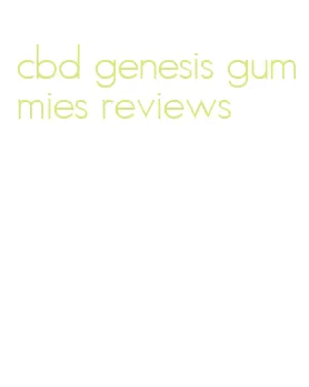 cbd genesis gummies reviews