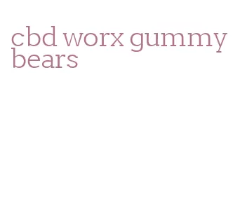 cbd worx gummy bears