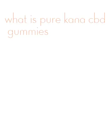 what is pure kana cbd gummies