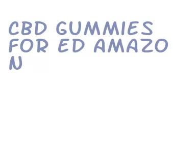 cbd gummies for ed amazon