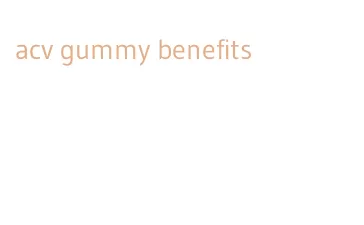 acv gummy benefits