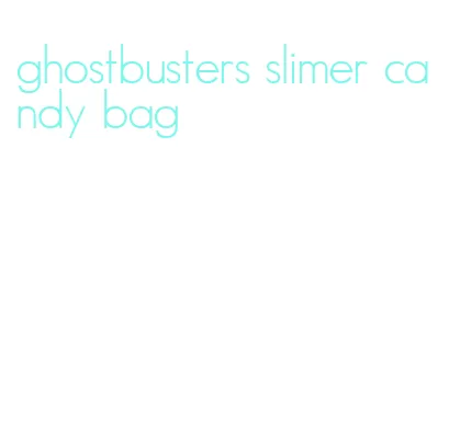 ghostbusters slimer candy bag