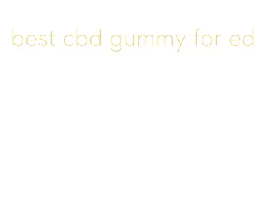 best cbd gummy for ed