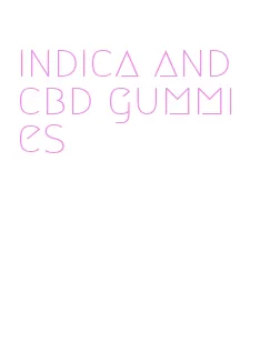 indica and cbd gummies