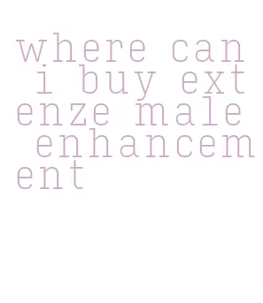 where can i buy extenze male enhancement