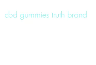 cbd gummies truth brand