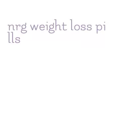 nrg weight loss pills