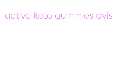 active keto gummies avis