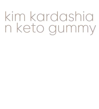 kim kardashian keto gummy