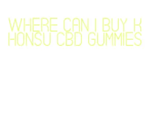 where can i buy khonsu cbd gummies