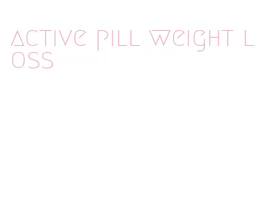 active pill weight loss