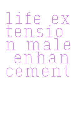 life extension male enhancement