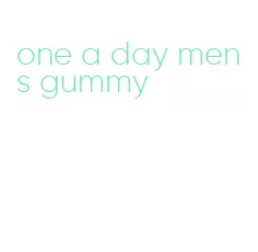 one a day mens gummy