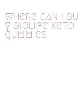 where can i buy biolife keto gummies
