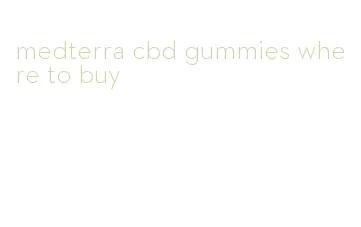 medterra cbd gummies where to buy