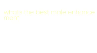 whats the best male enhancement