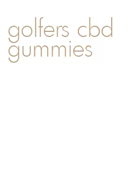 golfers cbd gummies