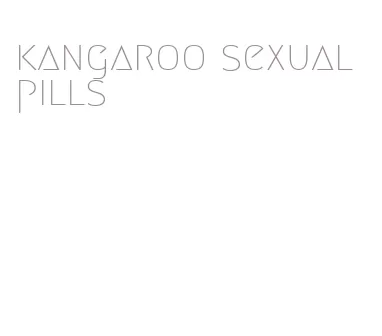 kangaroo sexual pills