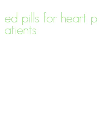 ed pills for heart patients