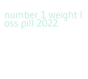 number 1 weight loss pill 2022