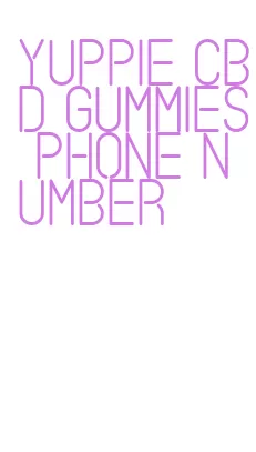 yuppie cbd gummies phone number