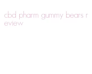 cbd pharm gummy bears review
