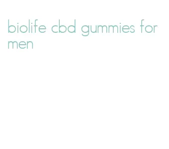 biolife cbd gummies for men