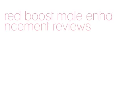 red boost male enhancement reviews