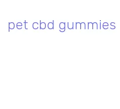 pet cbd gummies