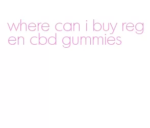 where can i buy regen cbd gummies