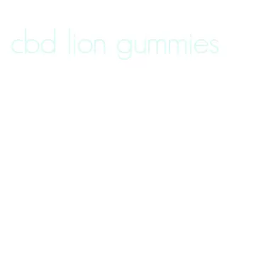 cbd lion gummies