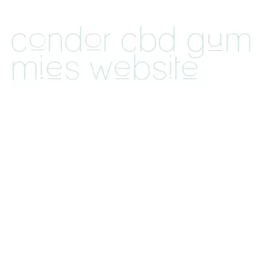 condor cbd gummies website