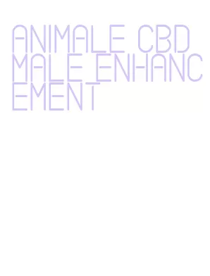 animale cbd male enhancement