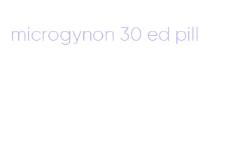 microgynon 30 ed pill