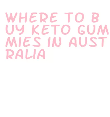 where to buy keto gummies in australia