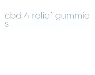 cbd 4 relief gummies
