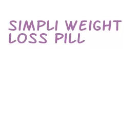 simpli weight loss pill