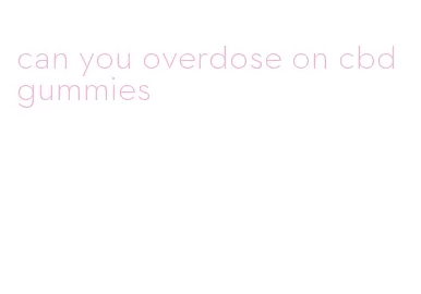 can you overdose on cbd gummies