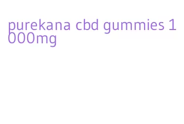 purekana cbd gummies 1000mg